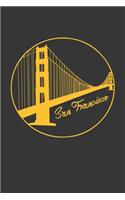 San Francisco Notebook: Lined Journal, 120 Pages, 6 x 9, Affordable Gift Journal Matte Finish