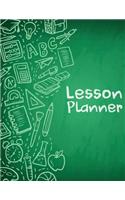 Lesson Planner: 50 Weekly Planner For Teacher With Classroom Management 8.5"x11" Large Print - Yearly Professional Record Book Teacher Planner