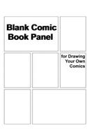 Blank Comic Book Panel for Drawing Your Own Comics