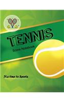 Tennis Score Notebook