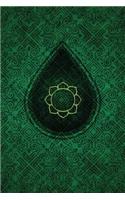 Monogram Buddhism Notebook: Blank Journal Diary Memoir Log Logue(38 Monogram Chartreuse 150 Lined)