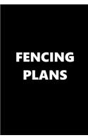 2019 Daily Planner Sports Theme Fencing Plans Black White 384 Pages