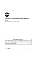 Wing Shape Sensing from Measured Strain