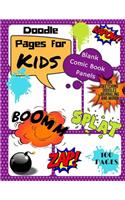 Kids Blank Comic Sketch & Doodle NoteBook