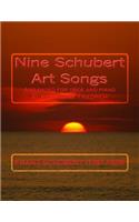 Nine Schubert Art Songs: Arranged for oboe and piano by Kenneth D. Friedrich