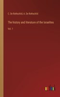 history and literature of the Israelites