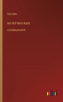 Am Hof Herrn Karls: in Großdruckschrift