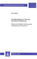 Verhaeltniswoerter Im Kontext Raeumlicher Gliederung