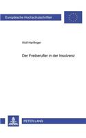Der Freiberufler in Der Insolvenz