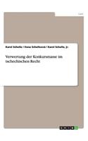 Verwertung der Konkursmasse im tschechischen Recht