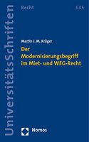 Der Modernisierungsbegriff Im Miet- Und Weg-Recht