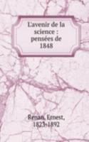 L'avenir de la science