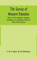 survey of western Palestine