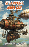 Steampunk Airplane Coloring Book