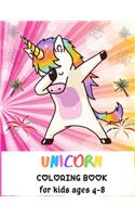 Unicorn Coloring Book For Kids Ages 4-8