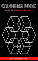 Coloring book for adults relaxation Geometric