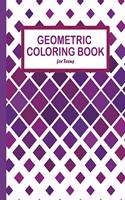 Geometric Coloring book for teens