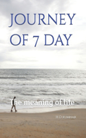 Journey of 7 day
