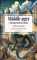 Middle Ages Coloring Book For Adults