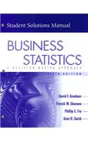 Business Statistics: A Decision-Making Approach: Student Solutions Manual