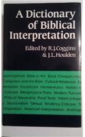 A Dictionary of Biblical Interpretation