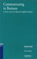 Communicating in Business: American English Edition Teacher's book