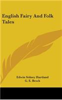 English Fairy And Folk Tales