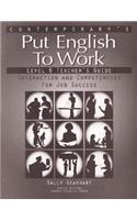 Put English to Work - Level 6 (Advanced) - Teacher's Guide