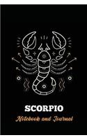 Scorpio Notebook and Journal