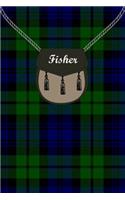 Fisher Clan Tartan Journal/Notebook