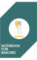 Notebook for Beaches