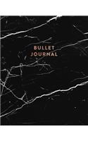 Bullet Journal: Elegant Black and White Marble - Dot Grid Bullet Journal Notebook, Gift for Women and Teen Girls (8 x 10 - 120 pages)