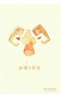 Aries Notebook: Lined Notebook Journal - Zodiac Starsign - The Ram(2 Starsign Journals)