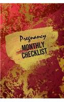 Pregnancy Monthly Checklist: Baby and Pregnancy To Do List, Before Baby Arrives, Expecting Baby, Week by Week, Pregnancy Organizer, First Time Moms, Daily Planner; Rose Gold
