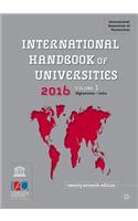 International Handbook of Universities 2016