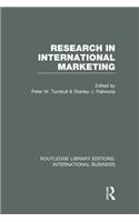 Research in International Marketing (Rle International Business)