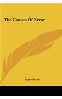 The Causes Of Error