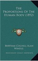 The Proportions Of The Human Body (1892)