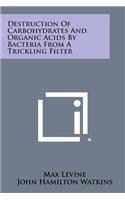 Destruction of Carbohydrates and Organic Acids by Bacteria from a Trickling Filter