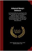 Admiral Byng's Defence