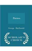 Poems - Scholar's Choice Edition