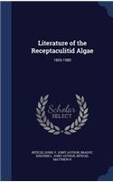 Literature of the Receptaculitid Algae