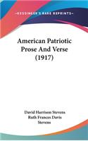 American Patriotic Prose And Verse (1917)