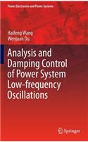 Analysis and Damping Control of Power System Low-Frequency Oscillations