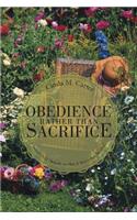 Obedience Rather Than Sacrifice