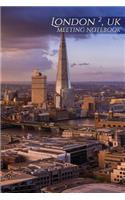 London 2, UK Meeting Notebook: 150 page Notebook Journal Diary
