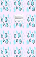 Dot Grid Journal - Dotted Notebook 8.5 X 11: Blue Pink Soft Cover: (English)
