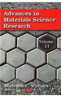 Advances in Materials Science Research