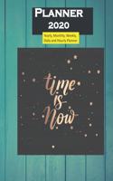 Planner 2020 Time is Now Quote