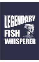 Legendary Fish Whisperer: Funny Fisherman 2019-2020 Academic Year Planner, Datebook, And Homework Scheduler For Middle And High School Students, Teachers, And Busy Moms